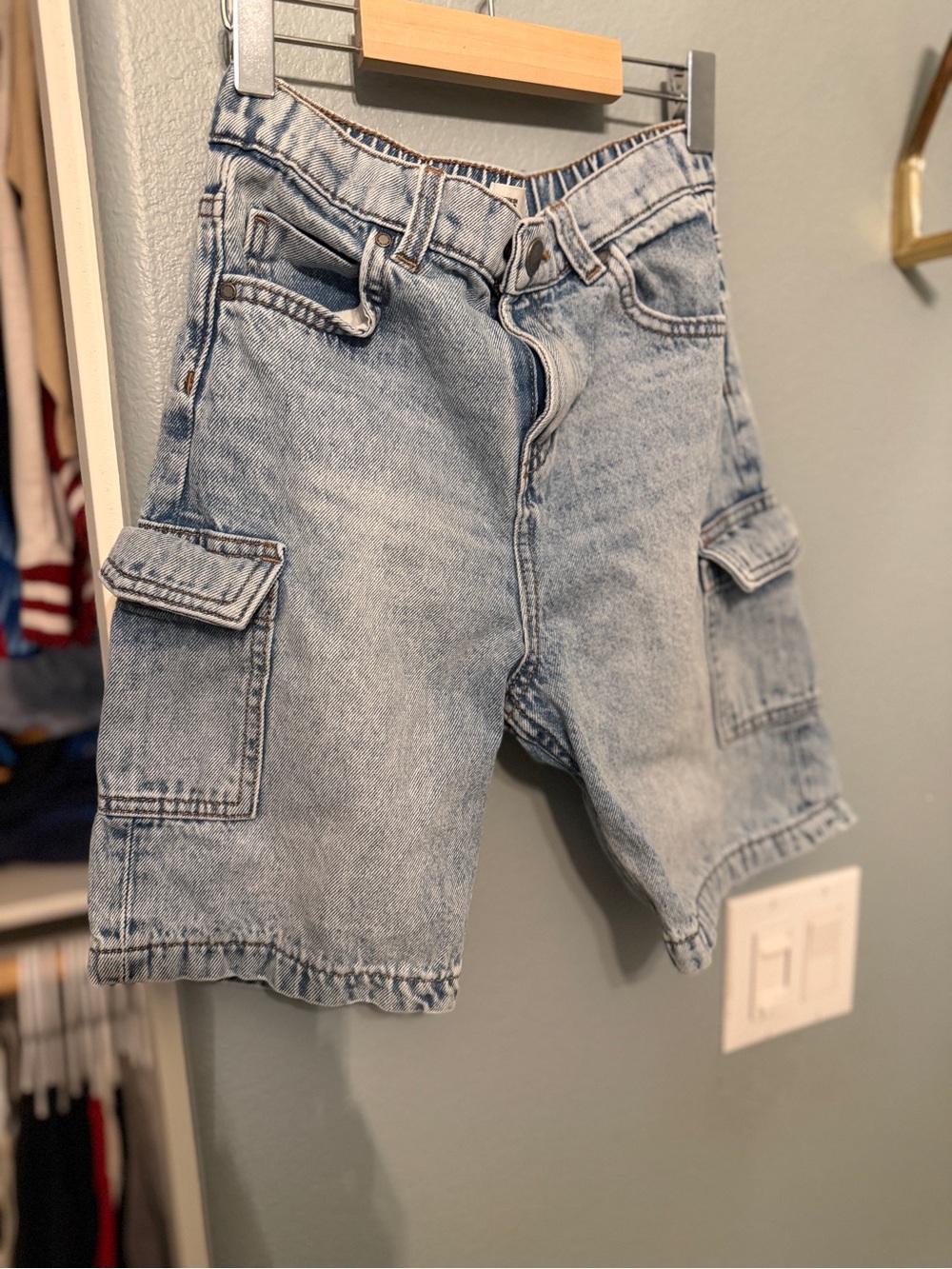 Cotton On Kids boys pocket denim Jean shorts NWOT 8